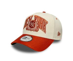 New Era Gorra New York Yankees Suede 9Forty E-Frame Naranja