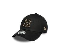 New Era Gorra NY Yankees 9forty negro animal print de mujer. U