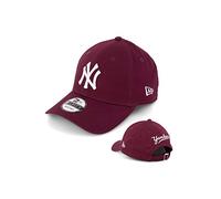 New Era - Gorra para hombre, edición limitada, con bordado adicional del equipo en la parte trasera, de NFL, NBA, MLB, 9Forty ajustable los Yankees, Bulls, Dodgers, Lakers, Sox NY Maroon única