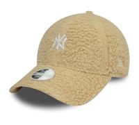 New Era Gorra Sherpa 9Forty Borg NY Yankees para mujer, color beige