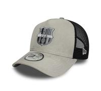 New Era Gorra Trucker FC Barcelona Faux Suede A-Frame Gris