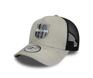 New Era Gorra Trucker FC Barcelona Faux Suede A-Frame Gris