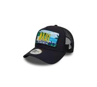 New Era Gorra Trucker Licence PlateEra Hombre/Snapback - Curved Brim Cap de Beisbol Camionero Snapback, con Visera, Visera Primavera/Verano Verano - Talla única Negro