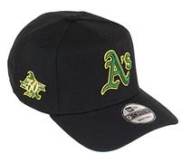 New Era Gorras Snapback Estilo 9Forty Negro con Logo Bordado y Parche Lateral Diferentes Equipos