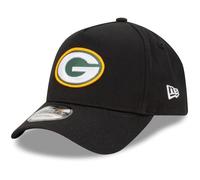 New Era Green Bay Packers NFL Evergreen Negro Gorra Ajustable del Modelo 9Forty A-Frame