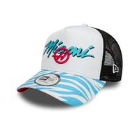 New Era Haas F1 Team Miami GP Zebra - Sombrero de pescador, color blanco, blanco, L