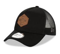 New Era Heritage Patch Negro A-Frame Gorra de Camionero Ajustable