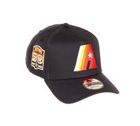 New Era Houston Astros MLB 50th Anniversary Sidepatch Cooperstown Navy Scarlet 9Forty A-Frame Snapback Cap