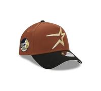 New Era Houston Astros MLB Harvest 35 Great Years Brown Black 9Forty A-Frame Snapback Cap - One-Size