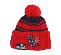 New Era - Houston Texans Pom Pom Beanie Hat - Accessories - Hombre - Rojo - ONE SIZE -