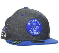 New Era Indianapolis Colts Official NFL Sideline Home 59Fifty Fitted Cap Gorra para Hombre, Azul, 7