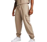 New Era - Jogging para hombre, color marrón, marrón, M