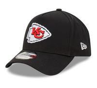 New Era Kansas City Chiefs NFL Evergreen Negro Gorra Ajustable del Modelo 9Forty A-Frame