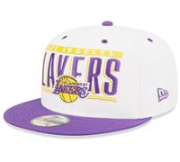 New Era La los Angeles Lakers Retro Título Snapback Cap Blanco 9fifty S M Gorra