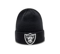 New Era Las Vegas Raiders Beanie Wintermütze NFL Mütze Amerikan Football Cuff Knit Schwarz - One-Size