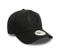 New Era Las Vegas Raiders NFL Gorra Ajustable Fútbol Americano Sombrero Tonal Logotipo del Equipo Negro