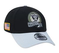 New Era Las Vegas Raiders NFL Salute to Service 2022 Black Grey 39Thirty Stretch Cap - M - L