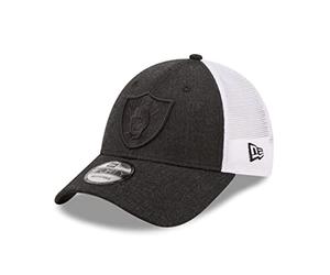 New Era Las Vegas Raiders NFL Truckercap American Football verstellbar Klettverschluss Basecap Kappe weiß Schwarz - One-Size
