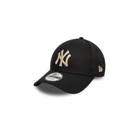New Era League Essential 9Forty Gorra Ajustable NY Yankees, Negro y Beige, Talla: Talla única, Negro, M