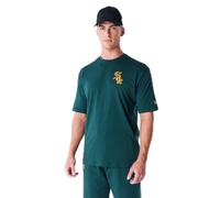 New Era League Essentials Oversized T-Shirt Chicago Whitete Sox Dark Green Camiseta, Verde Oscuro, XXL Plus Unisex Adulto