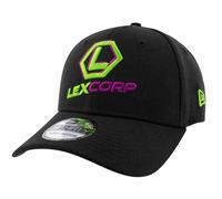 New Era Lex Luther LexCorp Logo 39Thirty - Gorra ajustada, Negro, L/XL