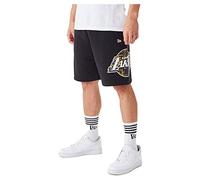 New Era Logotipo del Equipo Os Loslak Pantalones Cortos, Negro, Large para Hombre