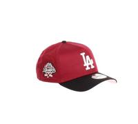 New Era Los Angeles Dodgers MLB 100th Anniversary Sidepatch Cardinal Red Black 9Forty A-Frame Snapback Cap