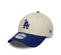 New Era Los Angeles Dodgers MLB Gorra con Visera de Contraste 9Forty Beige
