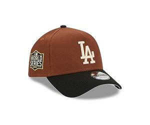 New Era Los Angeles Dodgers MLB Harvest World Series 2020 Brown Black 9Forty A-Frame Snapback Cap - One-Size