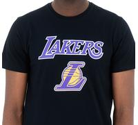New Era los Angeles Lakers Logo Del Equipo Black T Camiseta Hombre