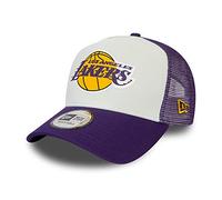 New Era Los Angeles Lakers NBA Cap Trucker Kappe Verstellbar Basketball Snapback Lila - One-Size
