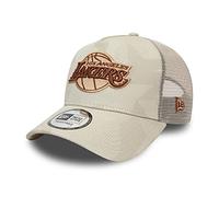 New Era Los Angeles Lakers NBA Cap Trucker verstellbar Basecap Kappe Basketball Beige - One-Size
