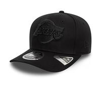New Era Los Angeles Lakers NBA Tonal Negro 9Fifty Gorra Stretch Snapback Ajustable