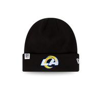 New Era Los Angeles RAMS Loop Label Knit Beanie NFL Beanie Negro