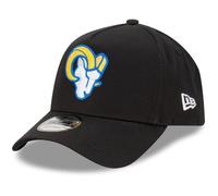 New Era Los Angeles RAMS NFL Evergreen Negro Gorra Ajustable del Modelo 9Forty A-Frame