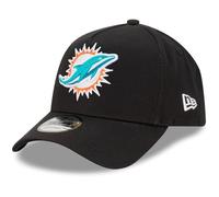 New Era Miami Dolphins NFL Evergreen Negro Gorra Ajustable del Modelo 9Forty A-Frame