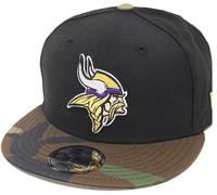 New Era Minnesota Vikingos Snapback Cap Black Camo 9fifty 950 Osfa Gorra Béisbol