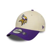 New Era Minnesota Vikings NFL Gorra con Visera de Contraste 9Forty Beige