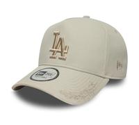 New Era MLB 9FORTY E-Frame Tonal Icon Los Angeles Dodgers - Gorra con marco electrónico, color beige