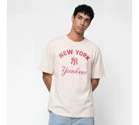new era MLB CF Graphics Regular Tee New York Yankees beige S