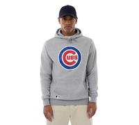 New Era MLB Chicago Cubs - Sudadera con Capucha para Hombre, Color Gris, Talla XS