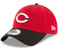 New Era MLB Core Classic 9TWENTY - Gorra ajustable de 2 tonos, talla única, Cincinnati Reds, One Size