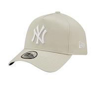 New Era MLB Fankappe Teamlogo 9Forty E-Frame York Yankees verstellbar NY Beige - One-Size