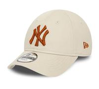 New Era MLB Gorra de Aficionado para niños pequeños Logotipo del Equipo niño Gorra Sombrero Ajustable 9Forty Logo NY Beige