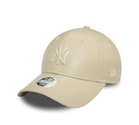 New Era MLB Gorra New York Yankees Mujer Chica Sombrero Gorra de béisbol 9Forty NY Beige