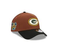New Era MLB Harvest Gorra Baseball Parche Lateral Snapback Emblema del Equipo A-Frame Gorra de béisbol marrón Negro