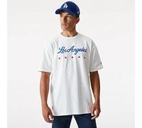 New Era Mlb Hertiage Oversized Tee Losdod, Camiseta De Manga Corta Hombre, Blanco (White), S