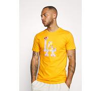 New Era MLB Infill Team Logo tee Losdod AGD Camiseta de Manga Corta, Hombre, Gold, XS
