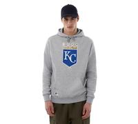 New Era MLB Kansas City Royals Sudadera con Capucha para Hombre, Color Gris, Extra Grande