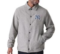 New Era MLB New York Yankees - Chaqueta de cuadros unisex, marrón, M